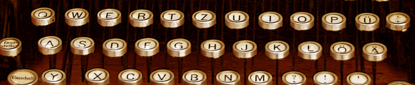 Old Typewriter keys