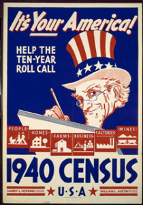 1940 Census Poster