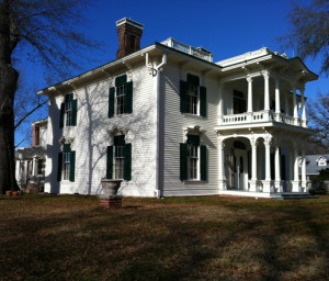 Home of General Senator and Mrs. Sam Bell Maxey in Paris, Texas.