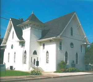 The lovely Methodist Church in Lone Oak.  This structure was completed in 1889.  (Photo courtesy of Rev. Lowe, pastor of the church.)