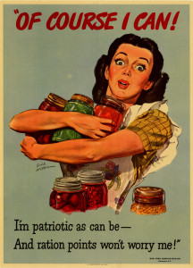 One of many posters created by George Creel and his staff for the War Food Administration.