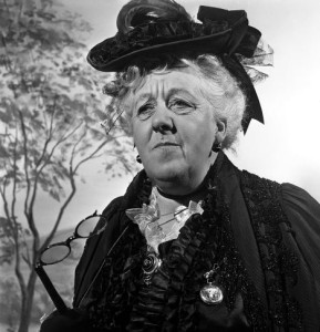 England, 1951, British actress Margaret Rutherford is pictured in a scene from the film "The Magic Box"  (Photo by Popperfoto/Getty Images)