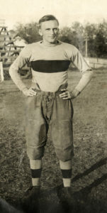 Clyde Littlefield at the University of Texas in 1914 (Stark Center.org)