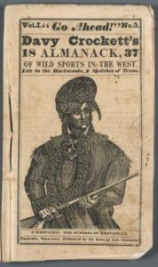 Davy Crockett Almanack of Wild Sports in the West National Museum of American History - Smithsonian