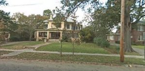 1612 Park Street, Greenville, Texas was the home of Dr. James W. Ward and wife Rena from at least 1920 until her death in 1968.  Will N. Harrison, a local builder whose homes often included Prairie style architecture such as this home, may have built it.